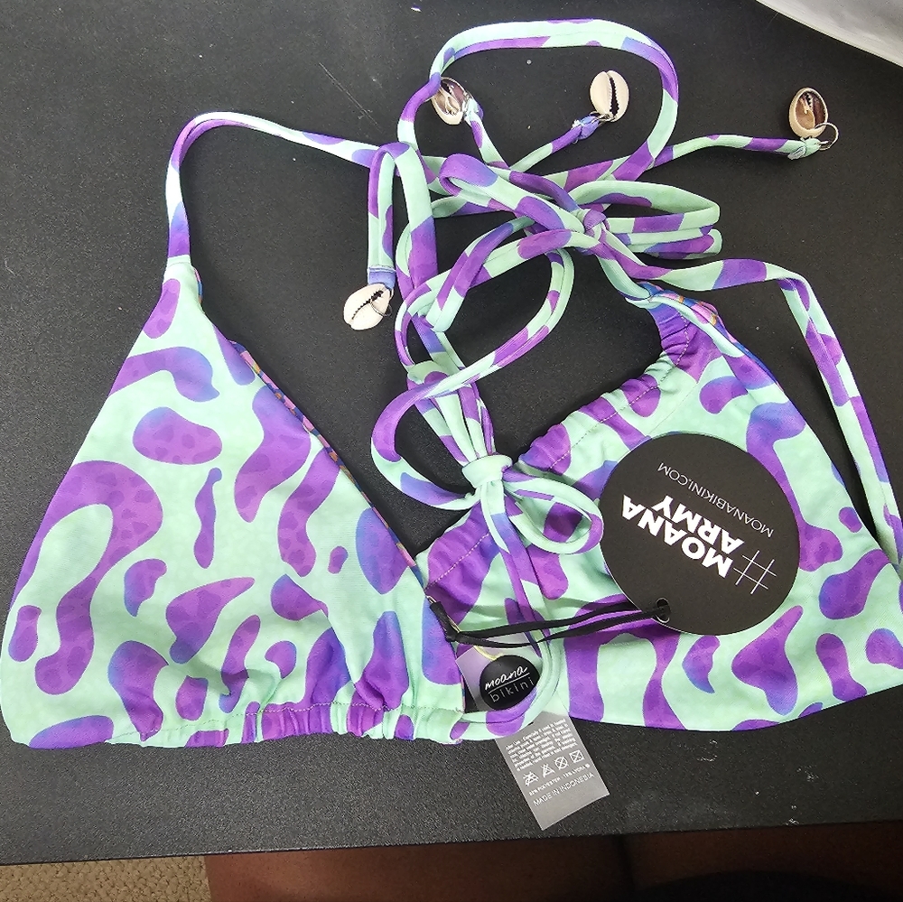 Moana bikini lil shrimp Tri Top
